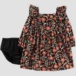 Carter's Just One You®️ Baby Girls' Floral Dress - Black