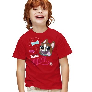 Boys' Short Sleeve Littlest Pet Shop Bone Appetit T-Shirt - 1 of 4