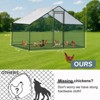 Karl Home Chicken Run Coop Walk-in Poultry Cage with Waterproof & Anti-UV Cover Lockable Door Design - 3 of 4
