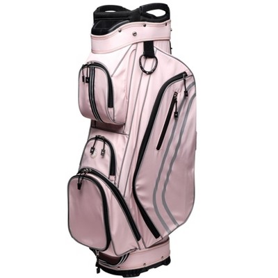 Glove It Golf Ladies Lightweight Cart Bag 6lbs, 15-way Divider, 9 Pockets - Fore Ever Pink
