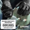 GLOVEWORKS Black Nitrile Gloves with Raised Diamond Texture- Medium Duty, Industrial Grade - Great for Auto Detailing, Food Service, and Cleaning - 3 of 4