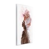 Stupell Industries AA Woman Pink Floral Crown Abstract Portrait Wall Plaque Art - 3 of 4