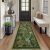 TackView Kitchen Runner Rug Non Slip Washable Runners for Hallways, Animal Print Runner Rugs Low-Pile Forest Long Carpet - 3 of 4