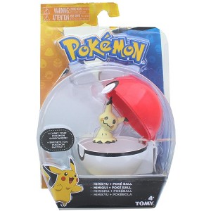 Tomy Pokemon Clip and Carry Poke Ball | 2 Inch Mimikyu and Poke Ball - 1 of 3