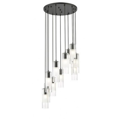 Z-Lite Alton 11 - Light Chandelier in  Matte Black