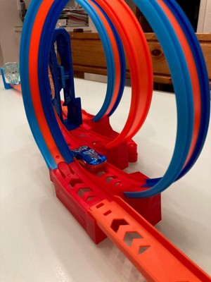 Hot Wheels Energy Track Set With Double Loops! 