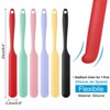 Unique Bargains Silicone Jar Spatula,  Heat Resistant Jam Spreader Non-Stick Long with Handle - 2 of 4