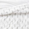 Lofty Cotton Slub Wood Block Floral Quilt White - Threshold™ designed with Studio McGee - image 4 of 4