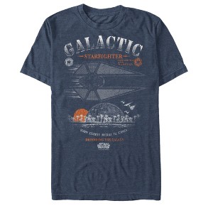 Men's Star Wars Rogue One Galactic Starfighter Death Star T-Shirt - 1 of 3