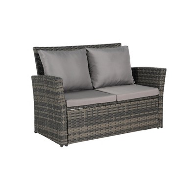 Spacious 7-Piece Outdoor Set: PE Wicker 9-Seater + Durable Frame – Ideal for Pool Parties