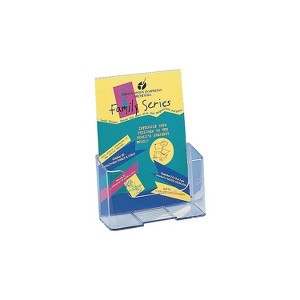 Staples Literature Holder 6.5" x 2.24" Clear Plastic (16647-CC) 913923 - 1 of 2