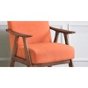 CENGHU Contemporary Design 1pc Counter Height Accent Chair, Living Room Chair with Fabric Upholstery Cushioned Seat Backrest - 4 of 4