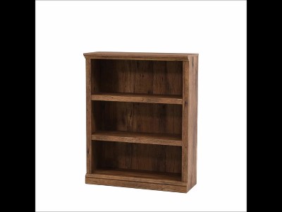 Adjustable Grand Walnut 3-Shelf Bookcase
