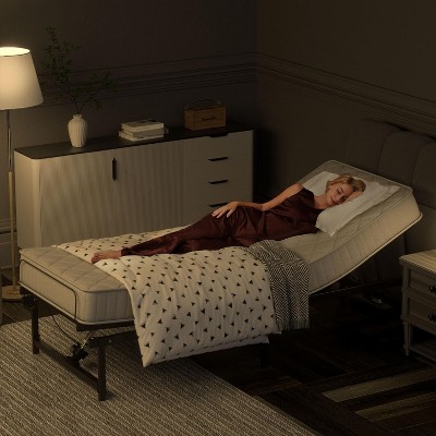 Sandinrayli Adjustable Bed Frame Electric Bed Base with Remote Control , Twin XL