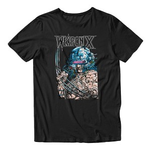 Marvel Comics Retro Mens X-Men Weapon X Wolverine Panel T Shirt