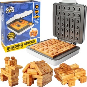 Waffle Wow! Building Brick Electric Waffle Maker- Cook Fun, Buildable Waffles in Minutes - Build Houses, Cars & More! - 1 of 4