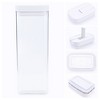 REGALWOVEN Leakproof Airtight Stackable High-Grade Plastic Food Storage Container 5 Pcs - 3 of 4