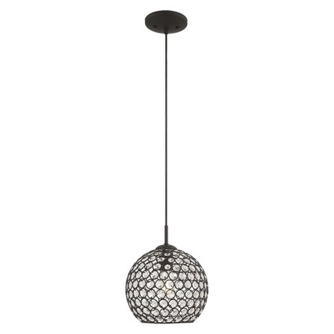 Livex Lighting Cassandra 1 - Light Pendant in  Black - image 1 of 4