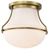 Nuvo Lighting Valdora 1 - Light Flush Mount in  Natural Brass - 2 of 4