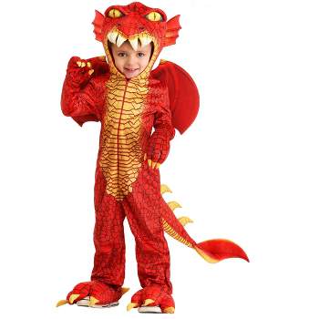 HalloweenCostumes.com Deluxe Red Dragon Costume for Toddlers
