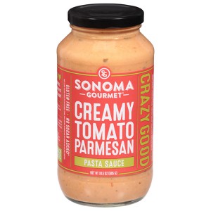 Sonoma Gourmet Creamy Tomato Parmesan Pasta Sauce - 24.5oz - 1 of 4
