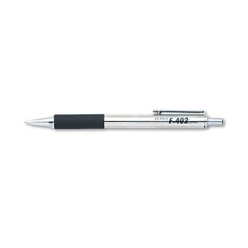 Zebra F-402 Ballpoint Retractable Pen Black Ink Fine 29210