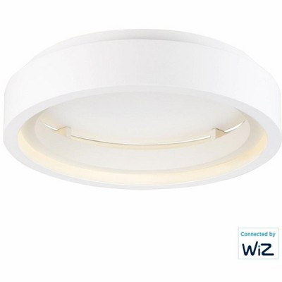 ET2 Lighting iCorona WiZ 1 - Light Flush Mount in  Matte White