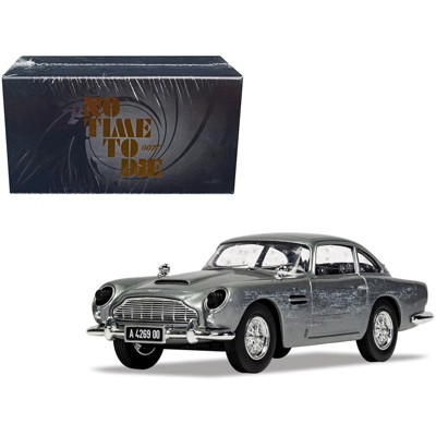 Aston Martin DB5 RHD (Right Hand Drive) Silver (Damaged) James Bond 007 "No Time To Die" (2021) Movie Diecast Model Car by Corgi