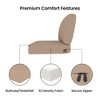 Covers&All Outdoor 5 in Seat / Back Cushion with Highly Durable Cover Rite Fabric, 22 in W x 24 in L x 5 in Thick - 3 of 4
