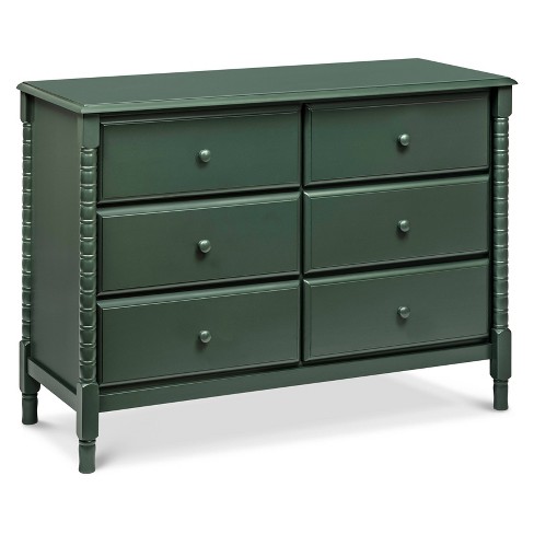 Davinci Jenny Lind Spindle 6 Drawer Dresser Forest Green Target