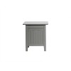 AFI Furnishings Nantucket End Table with Charger Grey - 4 of 4