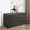 NicBex 6 Drawer Double Dresser for Bedroom,Modern Freestanding Dresser,Storage Dressers  for Bedroom, Living Room, Hallway - 4 of 4