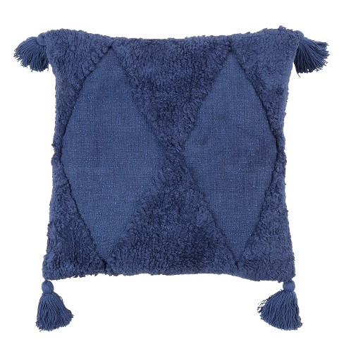 Navy blue pillows outlet target