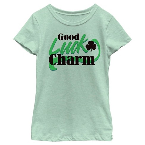 Girl's Lost Gods St. Patrick's Day Good Luck Charm T-Shirt - image 1 of 4