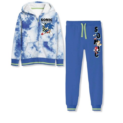 Patterned Joggers - White/Sonic the Hedgehog - Kids
