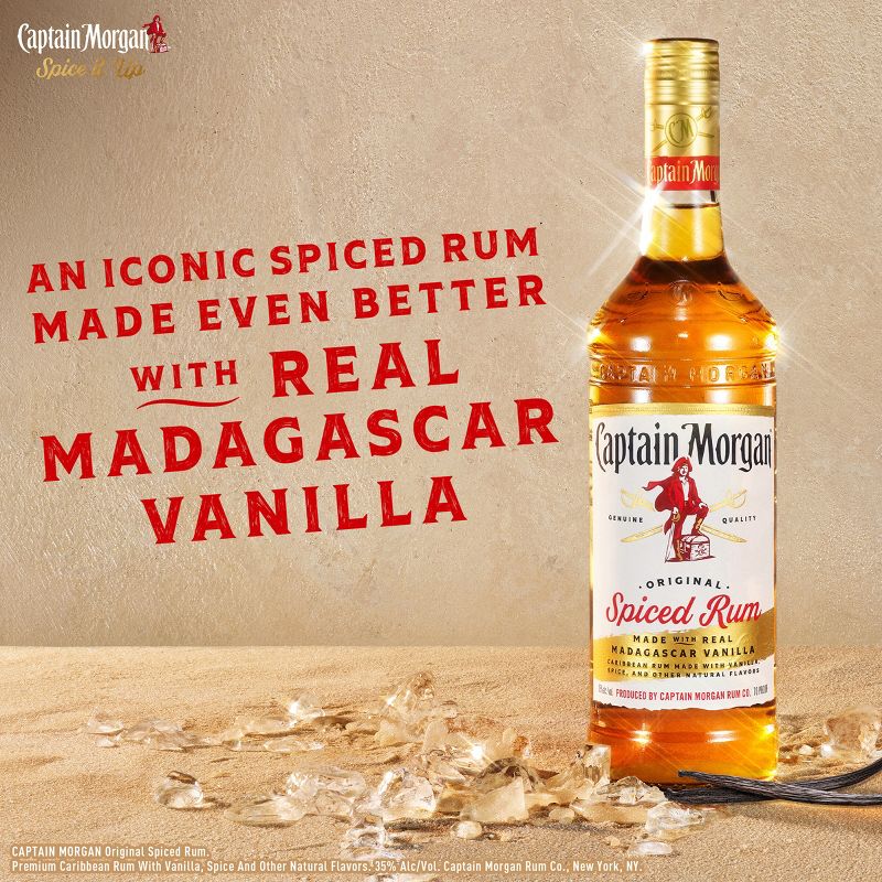 Captain Morgan Original Spiced Rum - 750ml Bottle, 5 of 9