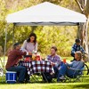 Costway 10ft X 10ft Pop Up Tent Slant Leg Canopy W/ Roll-up Side Wall - 2 of 4