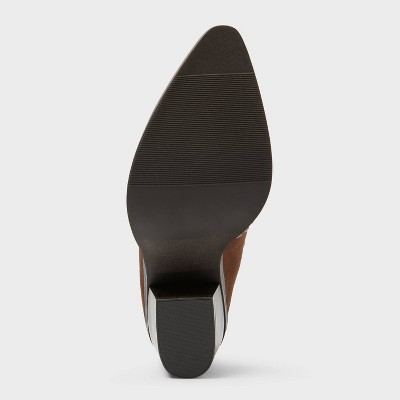 Women's April Heels with Memory Foam Insole - Universal Thread Brown - image 4