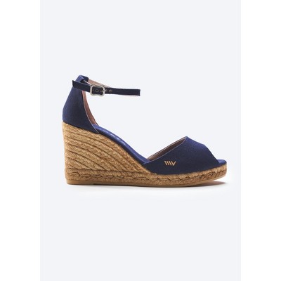 VISCATA Aiguafreda Canvas Espadrille Sandal Wedges