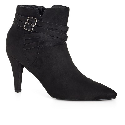 Women's Plus Size Wide Fit Sultry Ankle Boot - Black | City Chic : Target