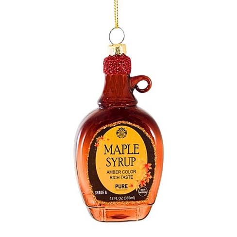 Cody Foster 4.0 Inch Maple Syrup Bottle Ornament Pancakes Breakfast Vermont Tree Ornaments - image 1 of 3