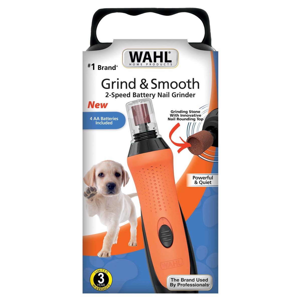 Wahl Grind and Smooth Cordless Battery Dog and Cat Nail Grinder Kit - thumbnail 6