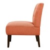 TopComfy Accent Chairs Modern Chair Dining Chair Armless Lounge Chair Comfortable Chair Decoration Chair for Living Room, Orange, 21"*29.13"*34.25" - 3 of 4
