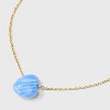 14K Gold Dipped Heart Slider Pendant Necklace - A New Day™ - 4 of 4