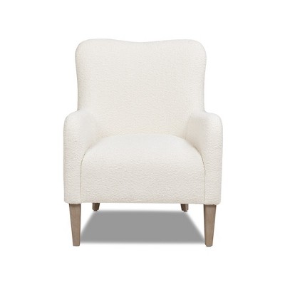 Cheryiie Faux Fur Accent Chair White - Christopher Knight Home