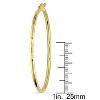 EVERLY JEWELRY | 10k Yellow Gold Hoop Earrings - 2 of 3
