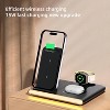 Wireless charging station 4-in-1 15 W fast charging charger stand, suitable for iPhone 16 15 14 13 12 11 X 8 Pro Max/Pro/Mini/Plus - 4 of 4