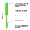 Unique Bargains Silicone Heat Resistant Non-scratch Non-Stick Cooking Mixing Tool Spatula - 2 of 3