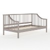 Martha Stewart Neely Solid Wood Platform Daybed with Wooden Spindles and Slatted Foundation with No Box Spring Required - 2 of 4