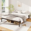 Safstar Queen Size Metal Bed Frame  Heavy Duty Support Slats Mattress Foundation - 4 of 4